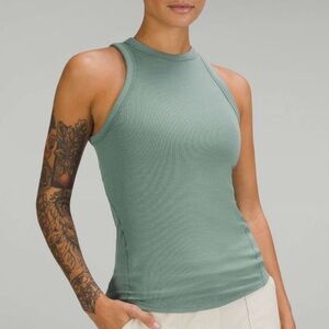 Lululemon Hold Tight Tank Top Sleeveless Tidewater Teal Women's Top - Size Small